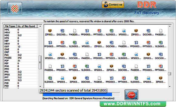 DDR FAT Data Recovery Software