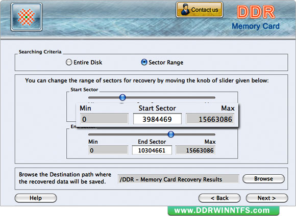 Mac DDR Recovery Software - Memory Card