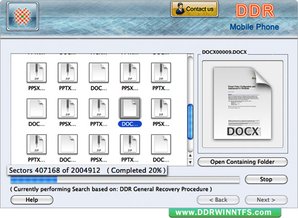 Mac DDR Recovery Software - Mobile Phone