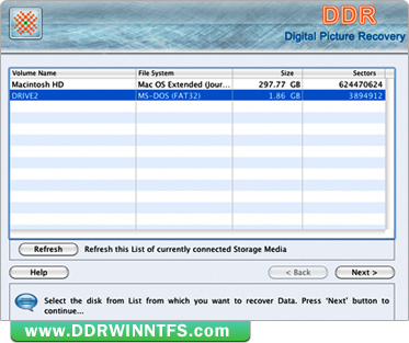 Mac DDR Recovery Software - Digital Picture